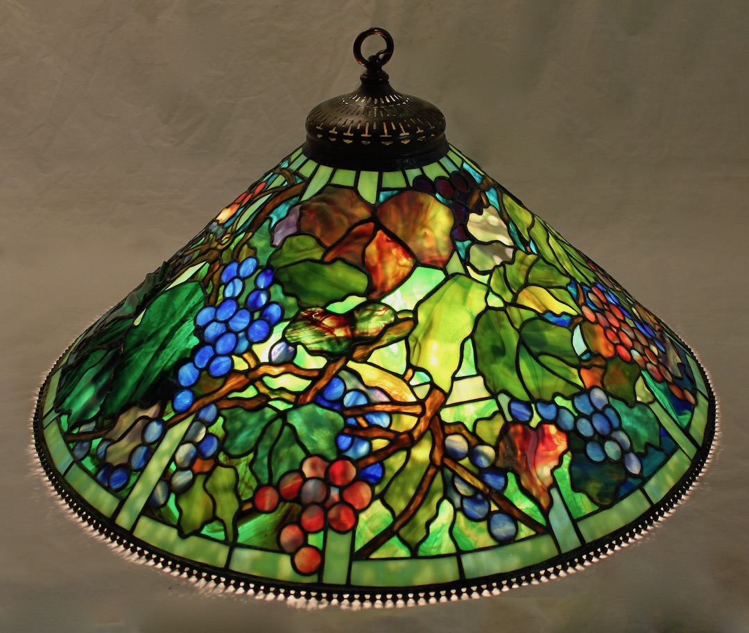 Tiffany grape lamp deals